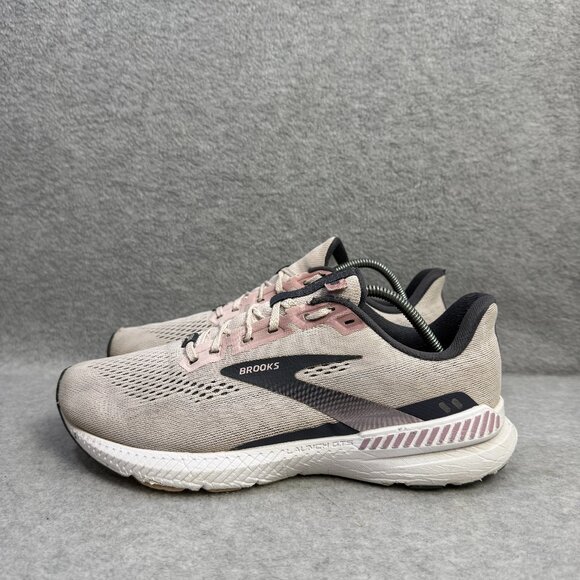 Brooks Shoes Womens Size 9 Lauch 8 Grey Athletic Running Sneakers 1203451B653 - Picture 1 of 10